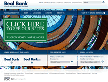Tablet Screenshot of bealbank.com